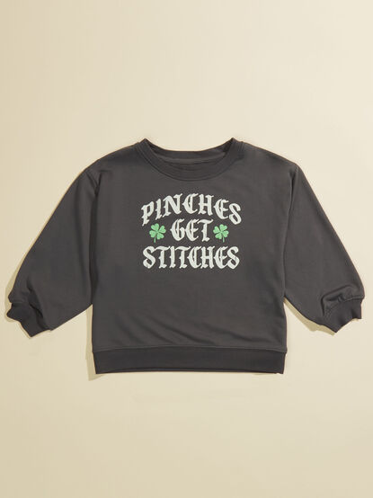 Pinches Get Stitches Sweatshirt - TULLABEE