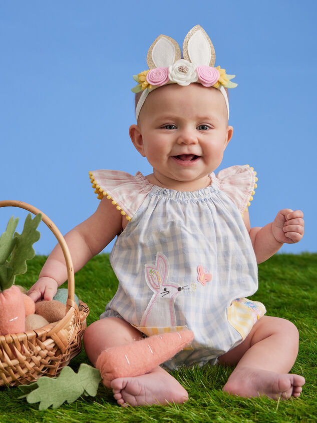 Emmie Gingham Romper by MudPie - TULLABEE