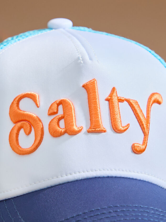 Salty Trucker Hat Detail 2 - TULLABEE