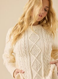 Kassidy Oversized Crew Neck Detail 2 - TULLABEE