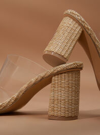 Finley Clear Strap Heels Detail 4 - TULLABEE