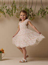 Aria Floral Dress Detail 4 - TULLABEE