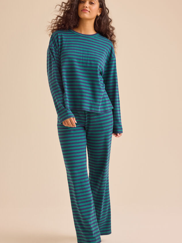 Briley Stripe Crewneck Detail 4 - TULLABEE