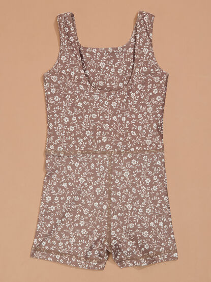 Mae Floral Unitard - TULLABEE