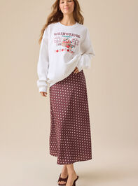 Willowridge Vermont Embroidered Crewneck Detail 2 - TULLABEE