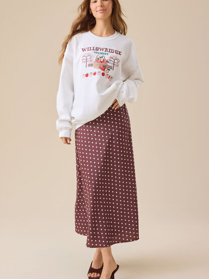 Willowridge Vermont Embroidered Crewneck - TULLABEE