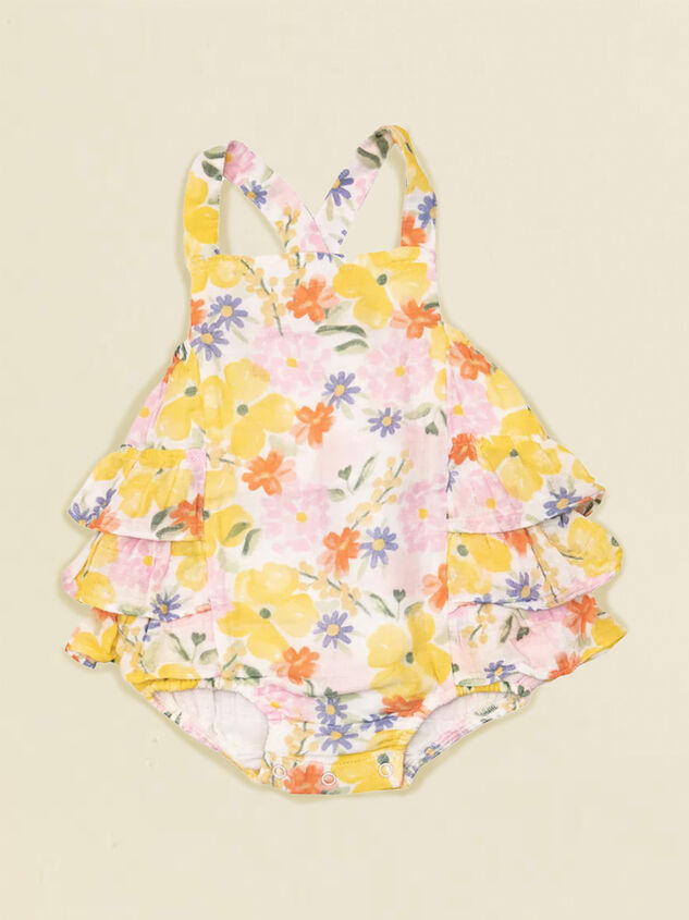 Mylah Floral Sunsuit Detail 2 - TULLABEE