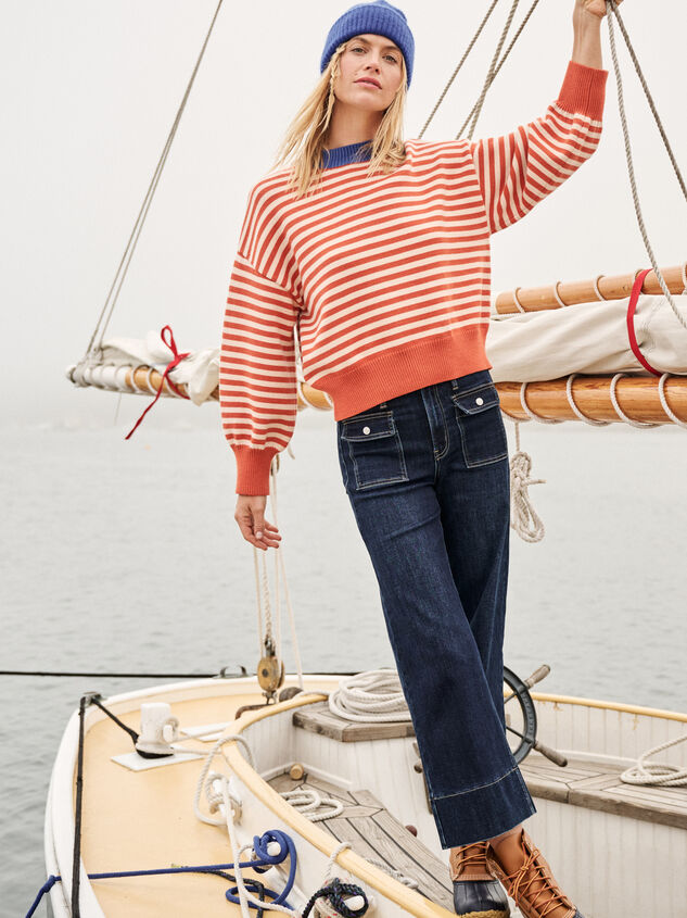 Gracie Striped Sweater - TULLABEE
