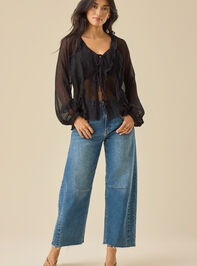 Sasha Chiffon Kimono Detail 2 - TULLABEE