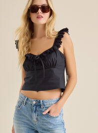 Kylee Ruffle Eyelet Top - TULLABEE