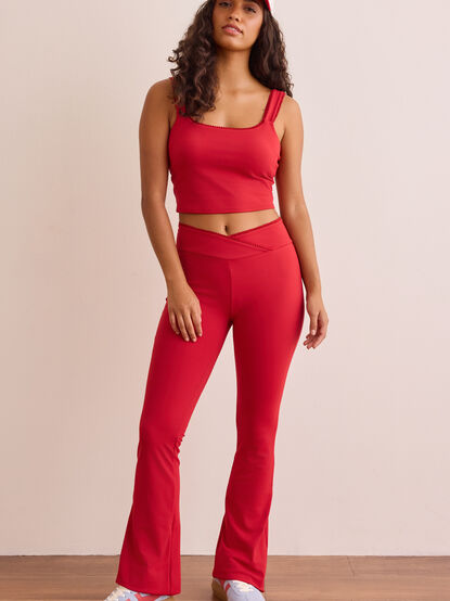 Fast Break Flare Leggings - TULLABEE