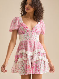 Aderny Floral Mini Dress - TULLABEE