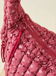 Proficient Floral Quilted Puffer Shoulder Bag Detail 4 - TULLABEE