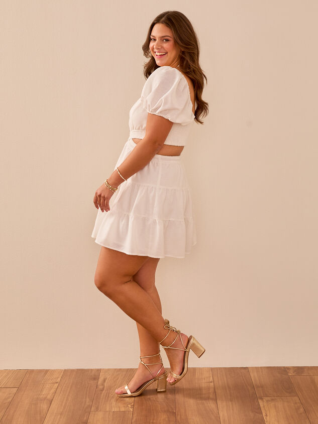 Coco Floral Mini Dress Detail 5 - TULLABEE