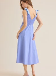 Amylia Striped Maxi Dress Detail 4 - TULLABEE