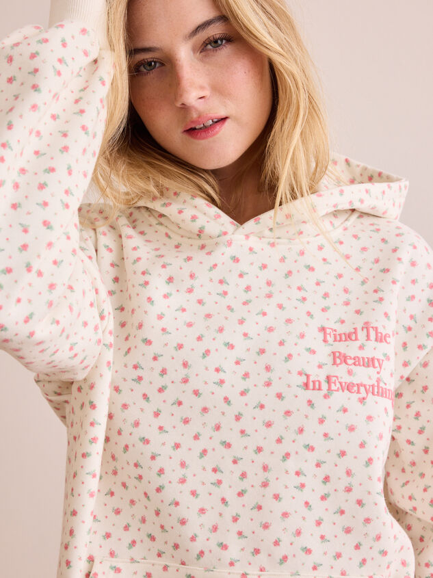Find The Beauty Hoodie Detail 3 - TULLABEE