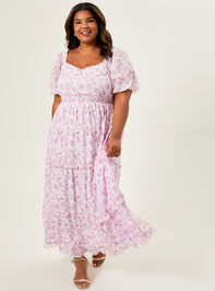 Baylee Floral Maxi Dress Detail 5 - TULLABEE