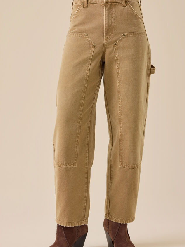 Ida High Rise Carpenter Pant Detail 3 - TULLABEE
