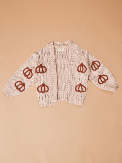 Playful Pumpkins Cardigan - TULLABEE