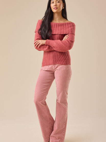 Rose High Rise Corduroy Flare - TULLABEE