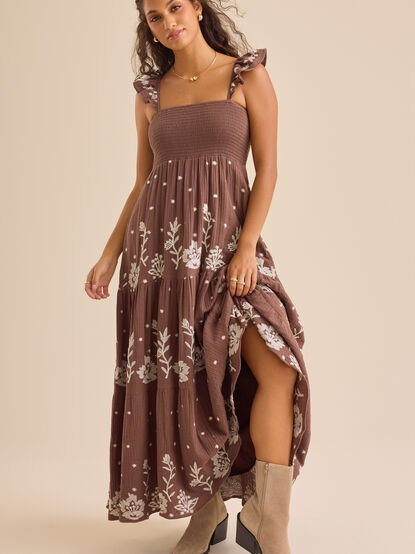 Elsie Floral Maxi Dress - TULLABEE