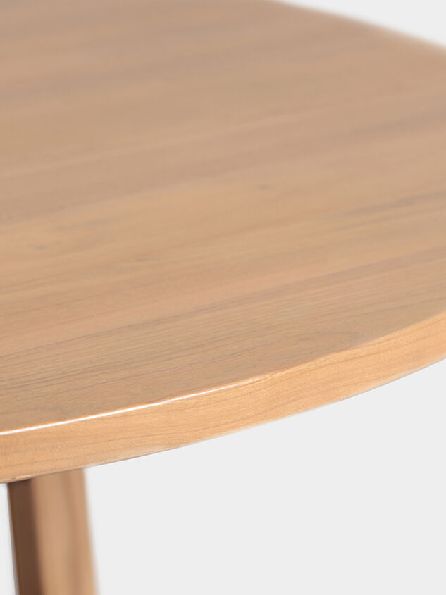 Rose Wood Round Dining Table Detail 5 - TULLABEE