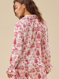 Kamila Satin Toile Sleep Top Detail 5 - TULLABEE