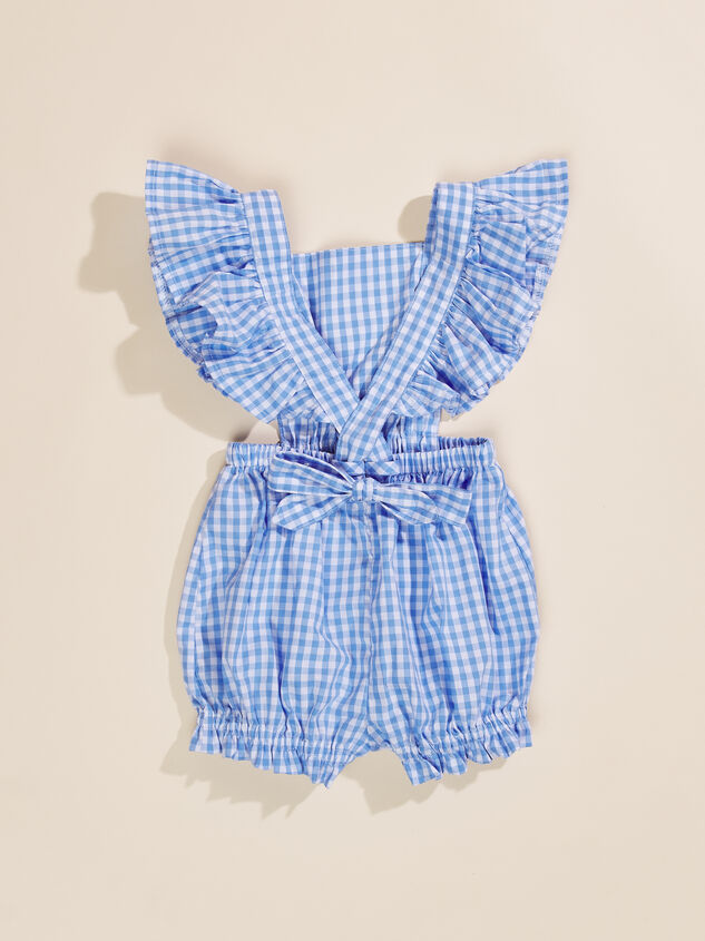 Betty Gingham Romper Detail 2 - TULLABEE