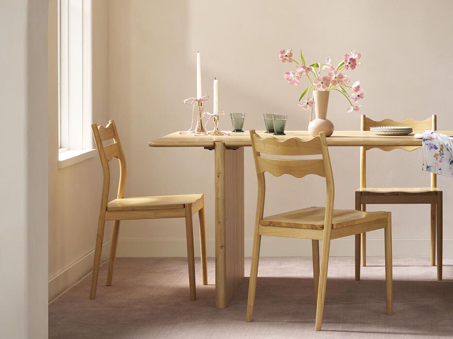 Moss Wood Dining Table - TULLABEE - 