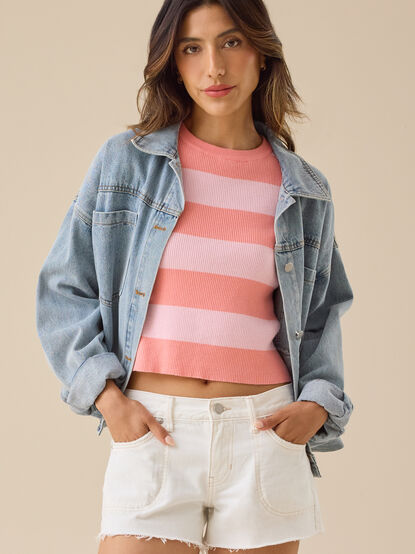 Hazen Denim Shorts - TULLABEE