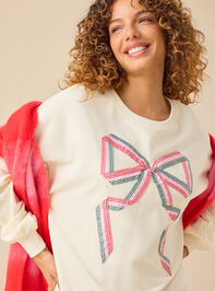 Ribbon Joy Pullover Detail 2 - TULLABEE