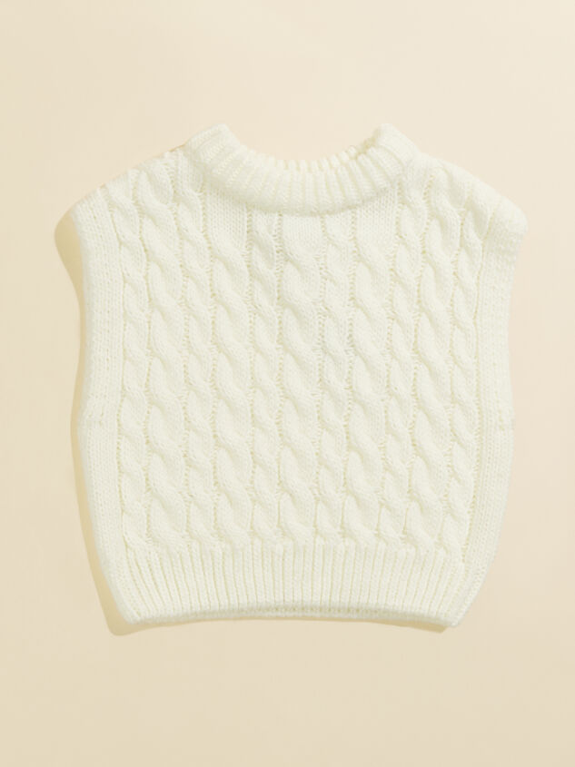 Blair Knit Sweater Vest Detail 2 - TULLABEE