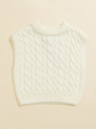 Blair Knit Sweater Vest Detail 2 - TULLABEE