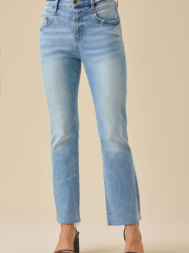 Adalee Crop Flare Jean Detail 4 - TULLABEE