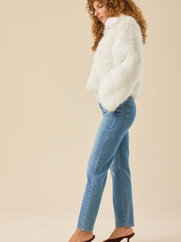 Elle Fur Jacket Detail 4 - TULLABEE