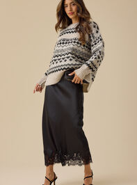 Keily Satin Midi Skirt - TULLABEE