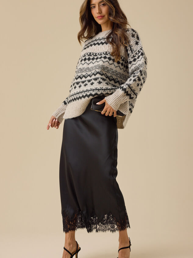 Keily Satin Midi Skirt - TULLABEE