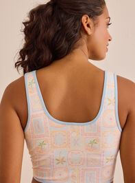 Sunset Stride Tank Detail 6 - TULLABEE