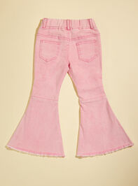 Macy Toddler Denim Flares Detail 3 - TULLABEE