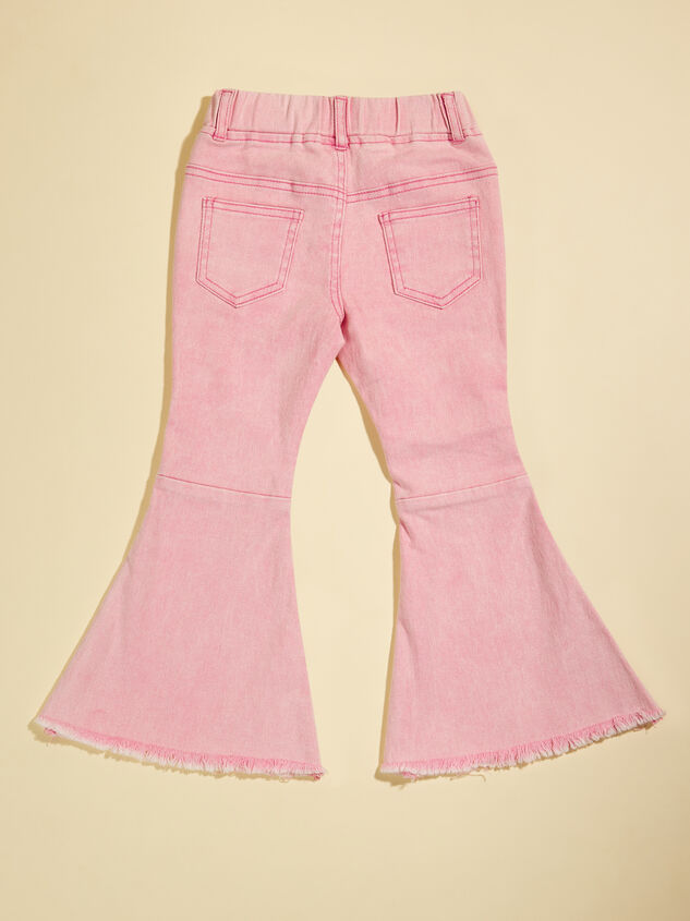 Macy Toddler Denim Flares Detail 3 - TULLABEE