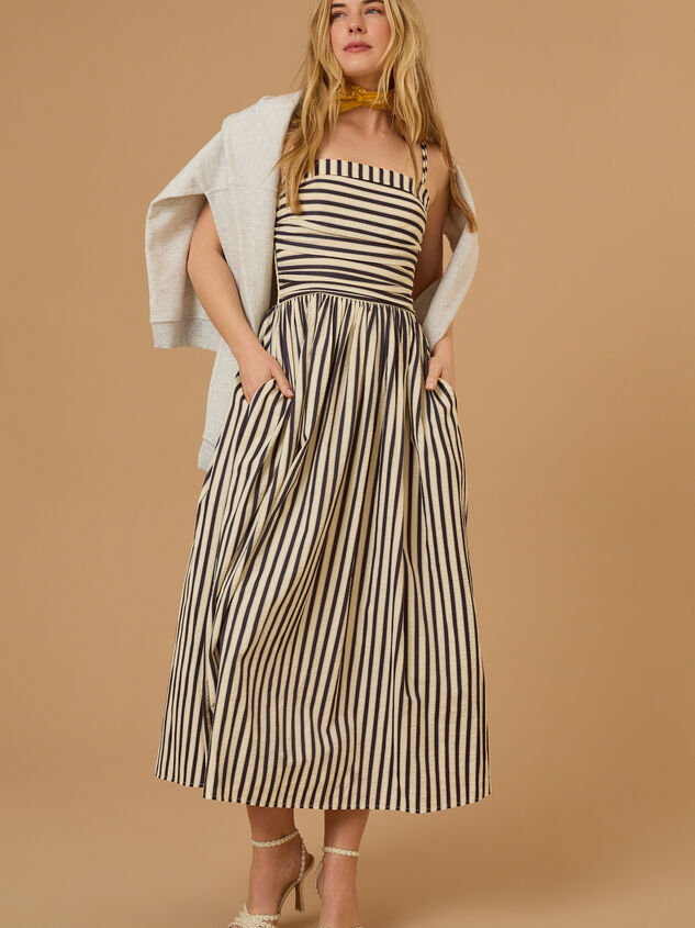 Josey Stripe Maxi Dress Detail 3 - TULLABEE