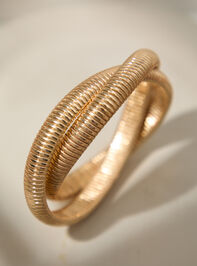 Aura Twist Bangle Detail 2 - TULLABEE