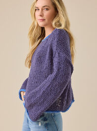 Stokely Knit Oversized Sweater Detail 3 - TULLABEE