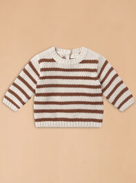 Rex Striped Sweater by Quincy Mae - TULLABEE