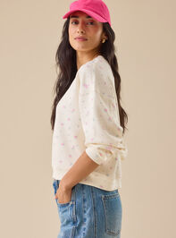 Finley Floral Mama Sweatshirt Detail 3 - TULLABEE