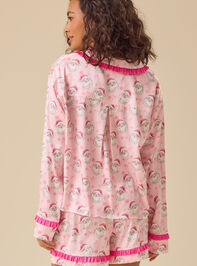 Santa Sleep Top Detail 4 - TULLABEE