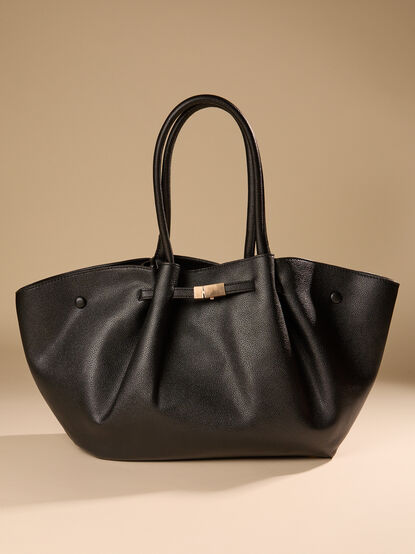 Kaia Belted Pull Tote - TULLABEE