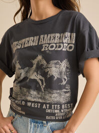 Western Rodeo Oversize Tee Detail 2 - TULLABEE
