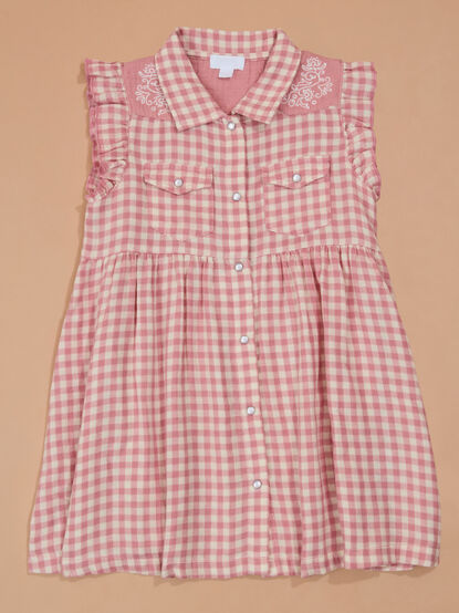 Wendy Western Baby Plaid Dress - TULLABEE