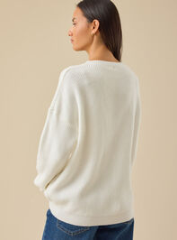 Candy Cane Classic Sweater Detail 6 - TULLABEE